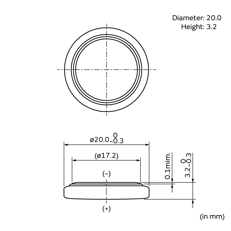 CR2032X-DIMENSIONS